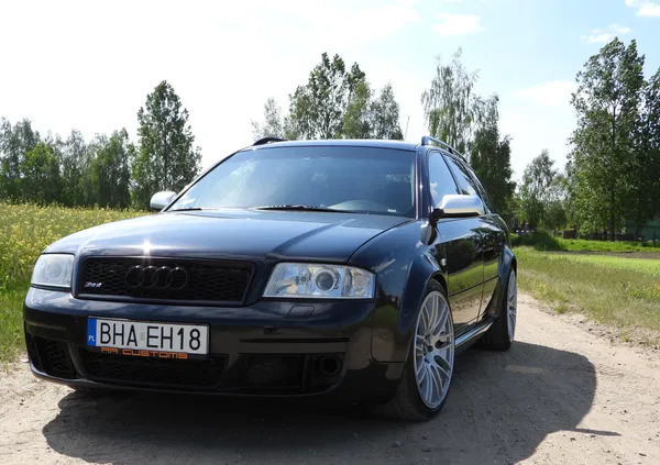 audi rs6 Audi RS6 cena 75000 przebieg: 213000, rok produkcji 2004 z Dobiegniew